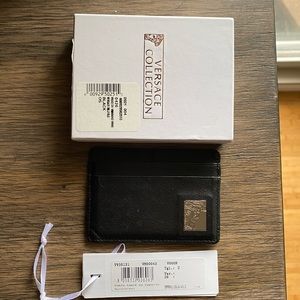 Versace Collection Logo Credit Card Case Holder